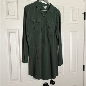 Splendid Green Long Sleeve Dress